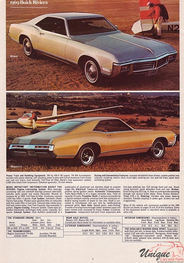 1969 Buick Car Brochure Page 9